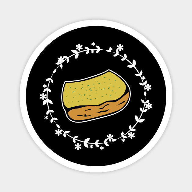 Garlic Bread Magnet by LunaMay